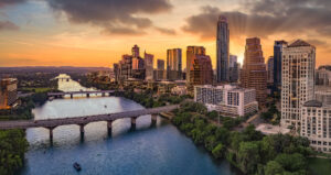 Austin city skyline