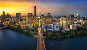 Austin city skyline